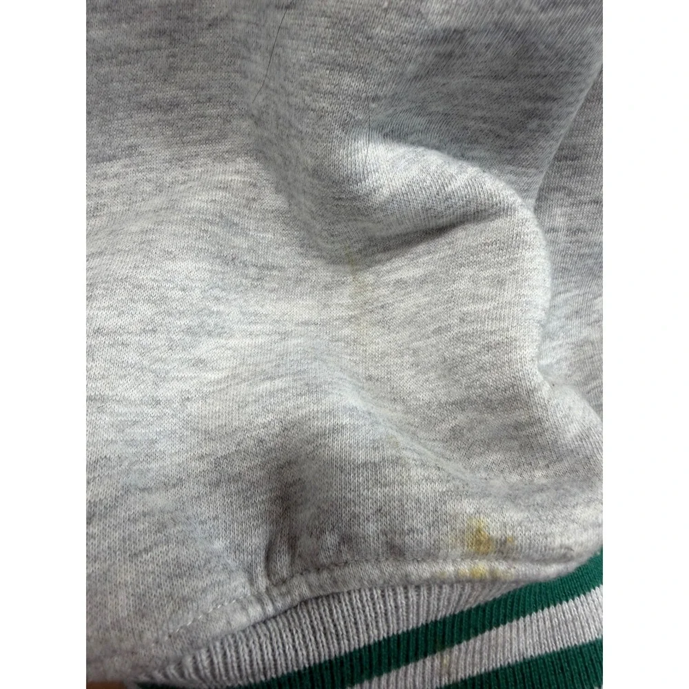 Vintage Gear For Sports Mickey Mouse Disney Varsity Bomber Jacket Grey Green M